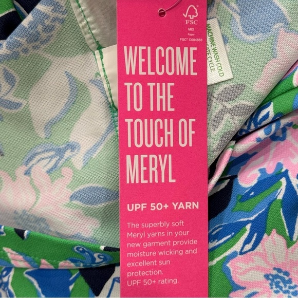 Lilly Pulitzer XS Frida Scallop Polo Dress UPF 50 Spearmint Golf Till You Drop - Picture 14 of 16